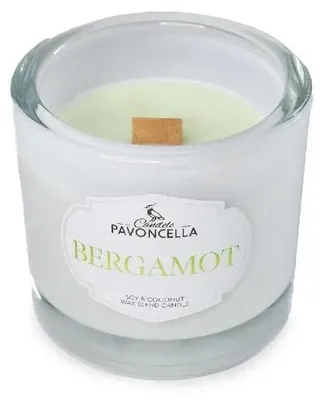 Obrázok produktu pre Sójová sviečka Bergamot biela 170 g – Pavoncella