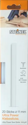 Produktbild von Klebesticks ULTRA POWER L.250mm Klebepatronen-Ø 11mm 500 g/20 St.STEINEL