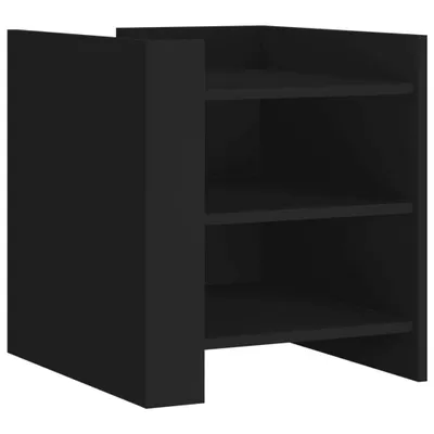 Produktbild von Nachttisch Schwarz 45x50x50 cm Holzwerkstoff