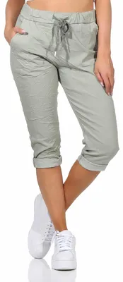 Produktbild von Caprihose Kurze Sommerhose mit Stretch 36 bis 48 Schlupfhose für Damen