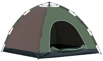 Produktbild von 2-Personen-Campingzelt mit Tragetasche, Lampenhaken und Aufbewahrungstaschen, 210 x 210 x 135 cm
