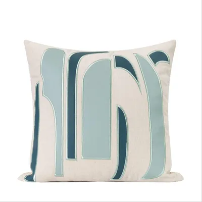 Image de Housses de coussin décoratives avec motif géométrique, 50x50 cm