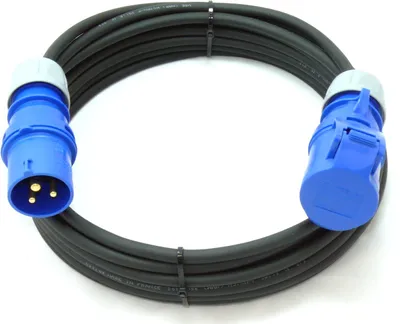 Produktbild von CEE Camping Verlängerungskabel Campingkabel Gummi H07RN-F 3x1,5 3x2,5mm² IP44 230V 16A 5-50m, Querschnitt:3x1.5mm², Länge:5m