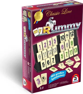 Immagine prodotto di Linea classica, MyRummy, con pezzi di gioco grandi, revisione