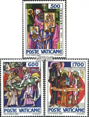 Produktbild von Briefmarken Vatikanstadt 1985 Mi 867-869 (kompl.Ausg.) postfrisch Hl. Methodios