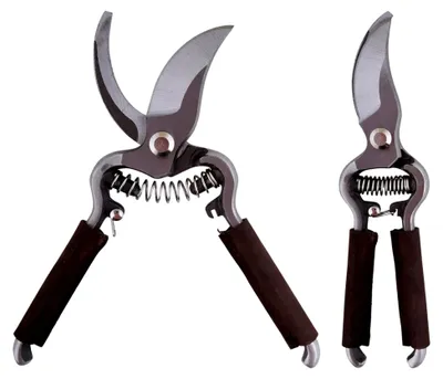 Produktbild von Esschert Design Obst- und Blumenschneider mit Sicherungsschlaufe, 21 cm, mit Ledergriffen, scharfes Gartenwerkzeug