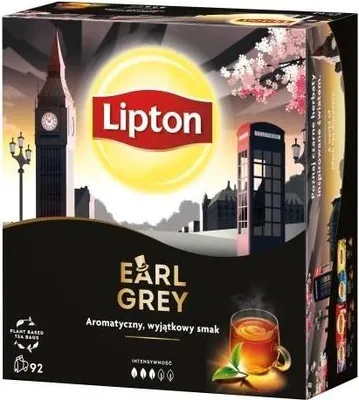 Image de Thé noir Earl Grey Lipton 92 sachets
