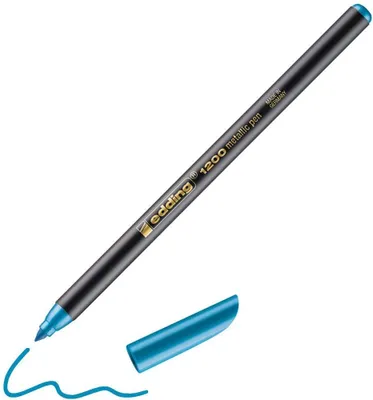 Zdjęcie produktu dla Edding 4-1200073, Drobny, 1 kol., Niebieski, Końcówka pociskowa, 1 mm, 1 mm