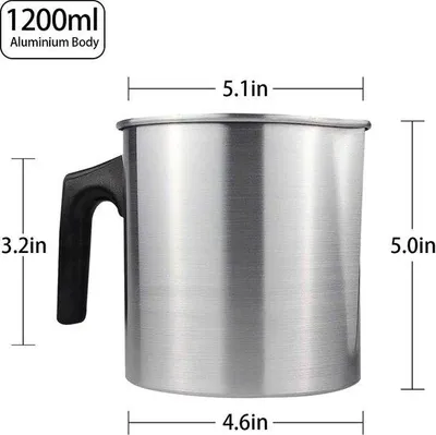 Produktbild von Schmelztopf 1,2L für Wachsbrenner und Seifenherstellung