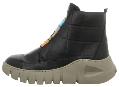 Produktbild von Gemini  Damenschuhe Stiefel Reißverschluss Schwarz Freizeit