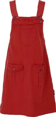 Produktbild von Latzrock, Trägerkleid, Hippierock - Rostrot, Damen, Baumwolle, Größe: S