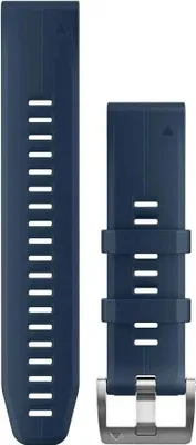 Produktbild von Garmin Quickfit® 22 Silikonarmband Silber Silber One Size