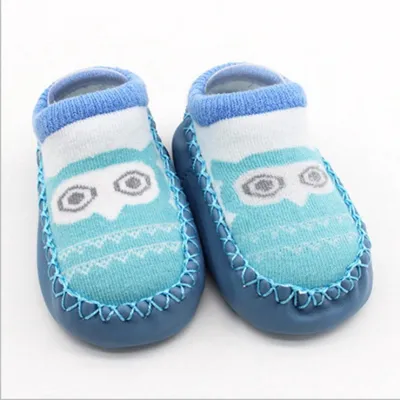 Produktbild von Hausschuhe - Hausschuhe - Babyschuhe - Babysocken - Babyschuhe - Anti-Rutsch - Blau - Mutterschaftsgeschenk - Geschenk - Babyhausschuhe - Babyschuhe - Babysocken