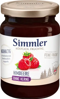 Produktbild von Simmler Feine Frucht Himbeere 225g
