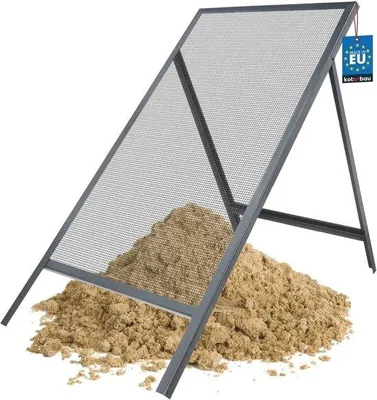 Produktbild von Durchwurfsieb 60 x 120 cm - Stabiles Sieb für Garten, Kompost und Bau