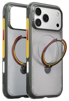 Obrázok produktu pre Puzdro MagSafe pre Apple iPhone 18 Pro / 17 Pro, značka Torras, model Ostand Q3 Air, farba: sivá