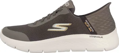Obrázok produktu pre Skechers GO WALK FLEX HANDS UP tenisky v plus veľkostiach hnedé 216324 BRN veľké pánske topánky