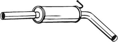 Produktbild von BOSAL 233-783 Mittelschalldämpfer Schalldämpfer für VW Polo Schrägheck (6R1, 6C1) für SEAT Ibiza IV Schrägheck (6J5, 6P1) für SKODA FABIA (NJ3)