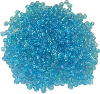 Immagine prodotto di Perle di vetro - Tipo "Rocailles" - 1000 pezzi - 1,9 mm - Blu chiaro