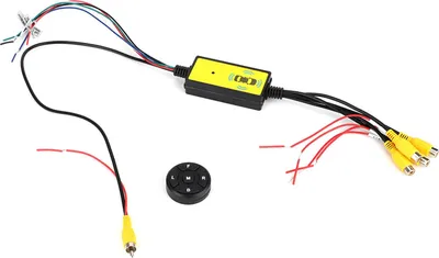 Obrázek produktu pro Inteligentní video přepínač do auta Konvertor 4 vstupy 1 výstup Přepínač video systému Auto díly