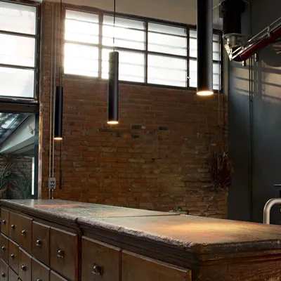 Immagine prodotto di Lampada A Sospensione LOOK Ottone Dimmerabile Altezza Regolabile Ideal Lux