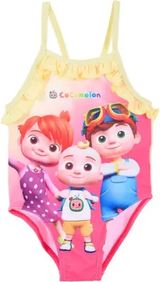 Produktbild von Cocomelon Baby Kinder Mädchen Badeanzug Bademode – Gelb / 74