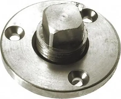 Obrázek produktu pro Goldenship nerezová závitová vypouštěcí zátka stříbrná 50,8 mm stříbrná 50,8 mm