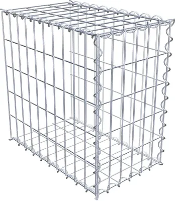 Obrázek produktu pro Přídavný gabion typ 2 50 cm x 50 cm x 30 cm (D x V x H), velikost ok 5 cm x 10 cm, spirála