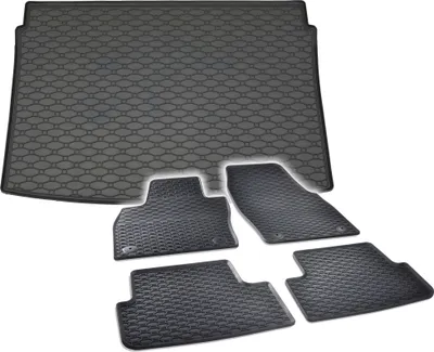 Produktbild von Gummi Fußmatten + Kofferraumwanne Set für Seat Arona, Bj. 2017-