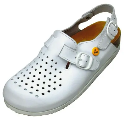 Produktbild von Warmbier ESD-Clog Electra 79350/79353, Größe 44, weiß 2550.79350.44 (Sandale)