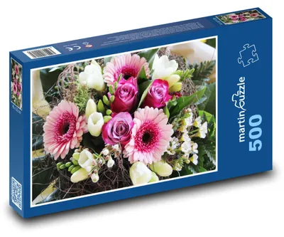 Produktbild von Puzzle 500 Geburtstagsstrauß - martinpuzzle