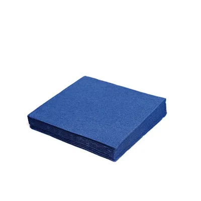 Zdjęcie produktu dla Chusteczki 33x33/50szt. 2 szt. ciemnoniebieskie