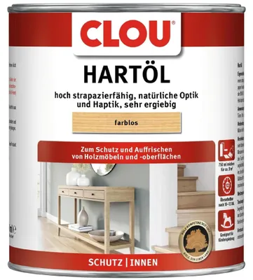 Produktbild von Clou Hartöl 750 ml farblos