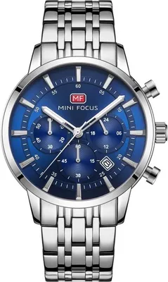 Produktbild von Mini Focus MD-23877 Uhr - Silber/Blau für Herren KP23877