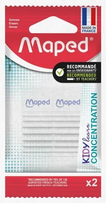 Zdjęcie produktu dla Gumka KidyLearn Concentration 2 szt MAPED