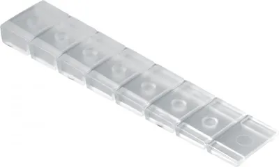 Produktbild von Hettich Unterlegkeil zum Abknipsen 8,0 x 20 x 100 transparent - 4 Stück