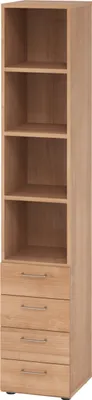 Produktbild von Hammerbacher Regal 6OH 4Schübe Nussbaum/Nussbaum 4032062325094