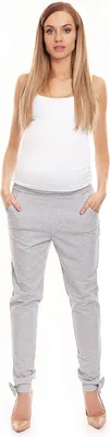 Produktbild von PeeKaBoo Umstandshose für Damen Deade grau S/M