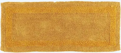 Produktbild von HOMESCAPES Badläufer senfgelb 40x100 cm aus 100% Baumwolle