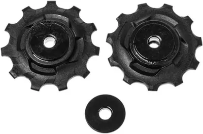 Productafbeelding van Jockey Wielenset - Schakelwieltjes Achterderailleur - Fiets Onderhoud - Type 2 Compatibel - 45 g - Zwart Wit