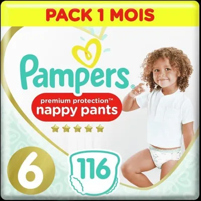 Produktbild von Pampers Windeln Pants Größe 6 (15+ kg) Premium Protection 116 Höschenwindeln