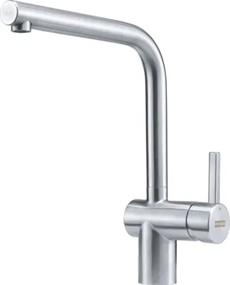 Produktbild von FRANKE ATLAS NEO WINDOW, massiv Edelstahl, Festauslauf, Niederdruck-Armatur