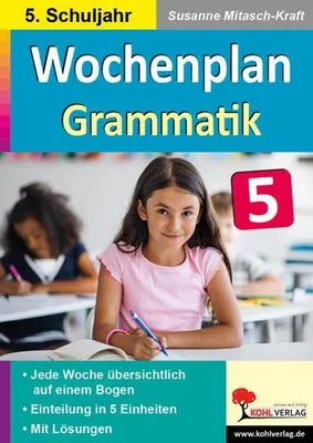 Obrázok produktu pre Wochenplan Grammatik / Klasse 5