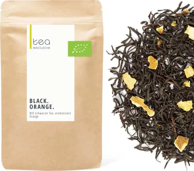 Zdjęcie produktu dla Czarna pomarańcza, organiczna czarna herbata, 125 g