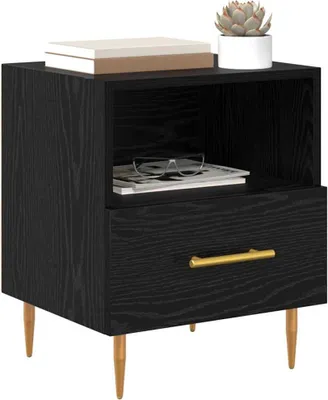 Obrázok produktu pre vidaXL Nočný stolík čierny 40 x 35 x 47,5 cm materiál na báze dreva