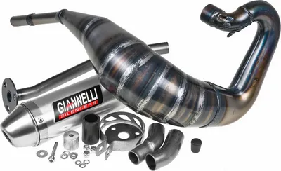 Produktbild von Auspuffanlage Giannelli Enduro mit Zulassung, Aluminium für HM CRE 50 Six 06