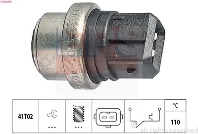 Produktbild von EPS Temperaturschalter Kühlmittelwarnlampe 1.840.095 für VW GOLF III (1H1)