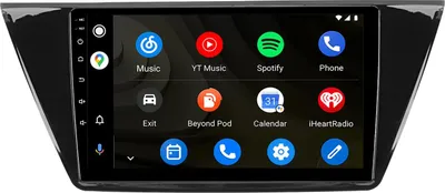 Obrázok produktu pre Android autorádio 10 palcov 128 GB pre VW Touran 2016-2018 s CarPlay a Android Auto navigáciou a Bluetooth