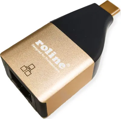 Produktbild von ROLINE GOLD USB 3.2 Gen 2 zu Gigabit Ethernet Konverter