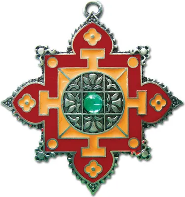 Produktbild von Mandala Anhänger Schmuck - Buddha - 50x48mm